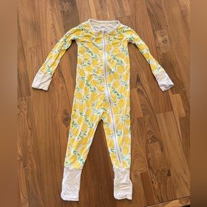 Little Sleepies Bamboo Lemon Print Pajamas